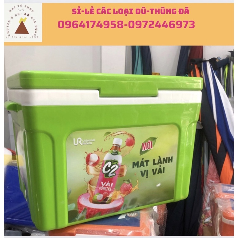 thùng đá vuông giữ nhiệt dung tích lên đến 50 lít hkm