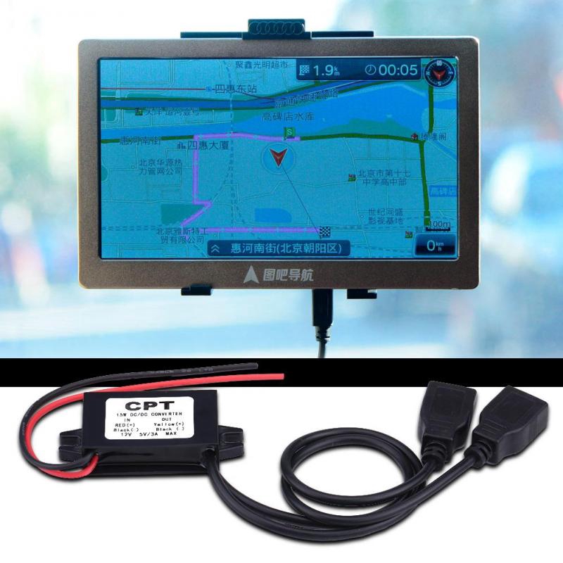 Mô đun chuyển đổi sạc 3A DC 12V sang 5V USB kép cho điện thoại trên xe ô tô