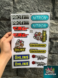 Tem dán xe máy