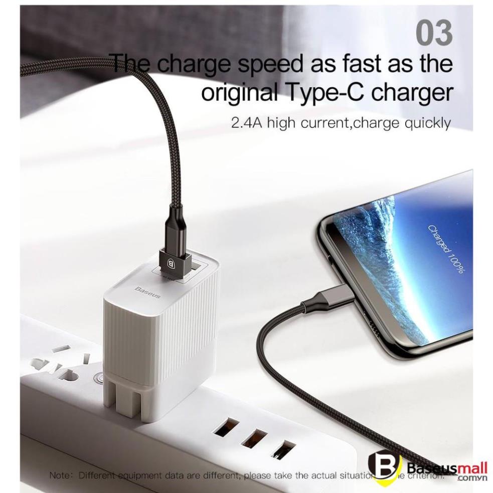 Baseus -BaseusMall VN Đầu chuyển adapter USB otg Type A sang USB Type C tốc độ cao Baseus