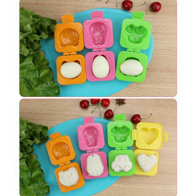 Set 6 khuôn làm cơm Bento xinh xắn cho bé