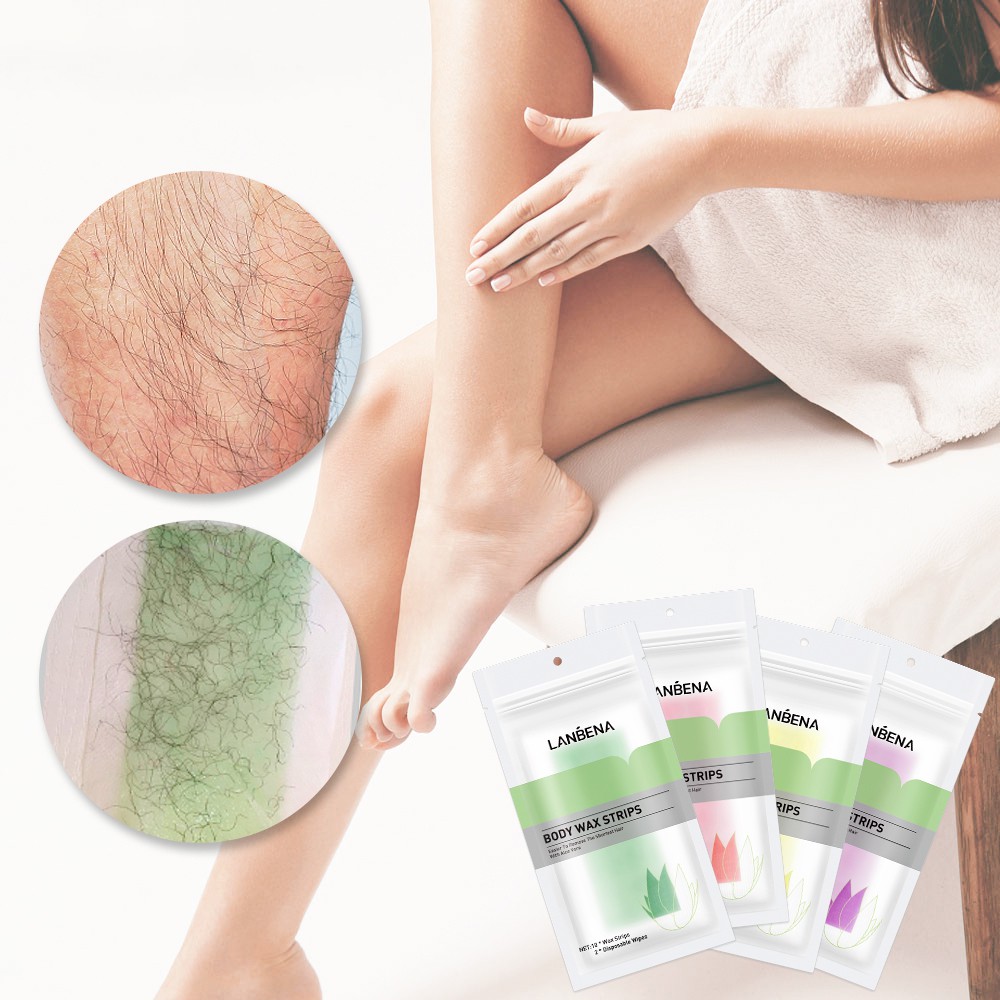 (Hàng Mới Về) Set 10 Miếng Dán Tẩy Lông Dịu Nhẹ Cỡ Lớn Lanbena | BigBuy360 - bigbuy360.vn