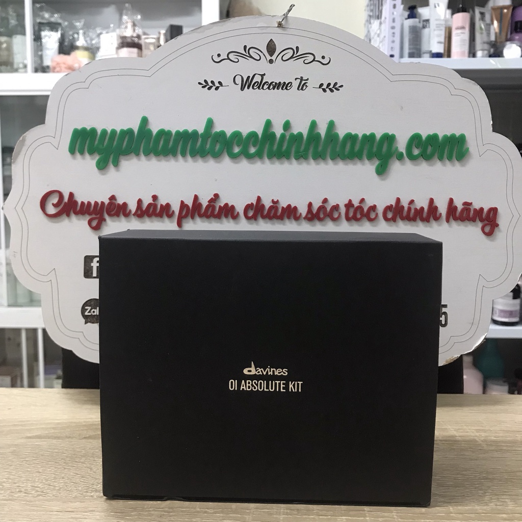 Dầu gội xả DAVINES OI Absolute beautifying suôn mượt 90ml - 75ml