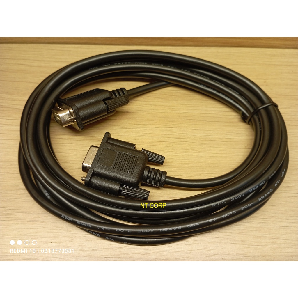 Cáp COM DB9 RS232 nối thẳng đực-cái dài 3M