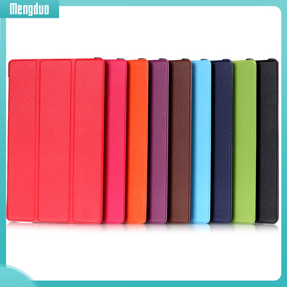 Bao da bảo vệ màu trơn thời trang cho Amazon Kindle Fire HD 8