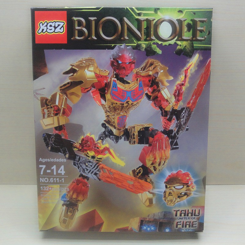 Mô hình lắp ráp Bionicle KSZ Tahu Uniter of Fire 611-1