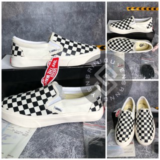 free ship [Full box]  ảnh thật  hàng 1:1 hàng quảng châu vans karo, giày van caro lười  nam nữ ,
