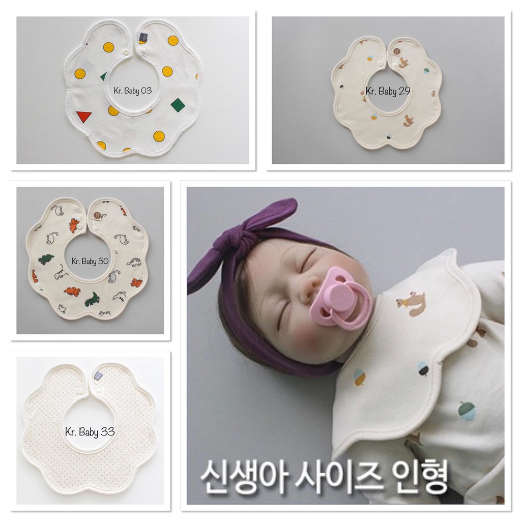 Yếm cổ hoa Bunnies Blossom made in Korea