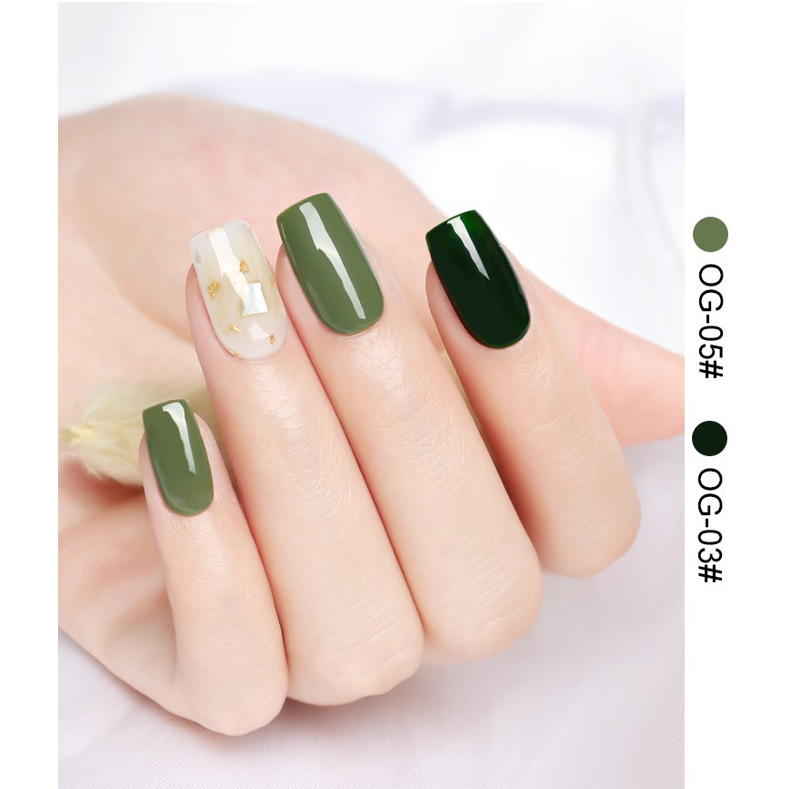 Sơn Gel AS vỏ đen Mã OG ( Cam Kết Chính Hãng - làm khô sơn gel bằng máy hơ uvled )