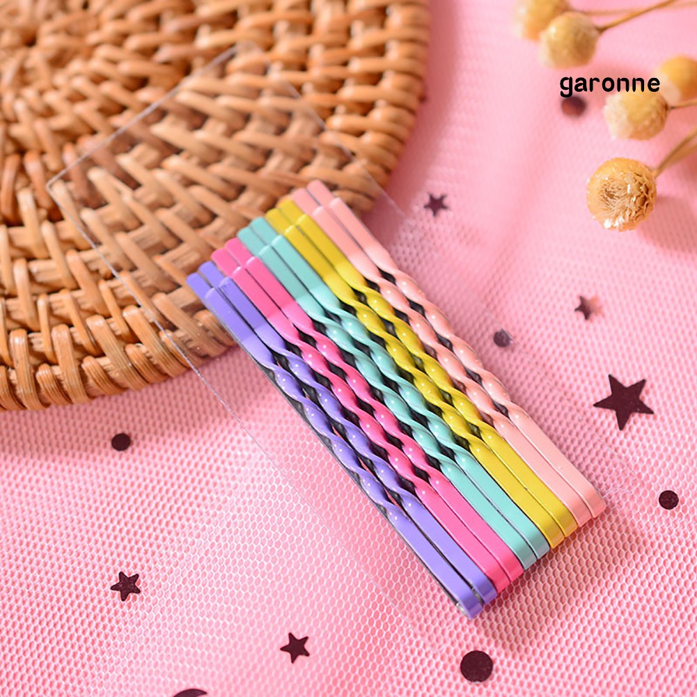 Set 10 Kẹp Tóc Nữ Màu Sắc Cầu Vồng Xinh Xắn