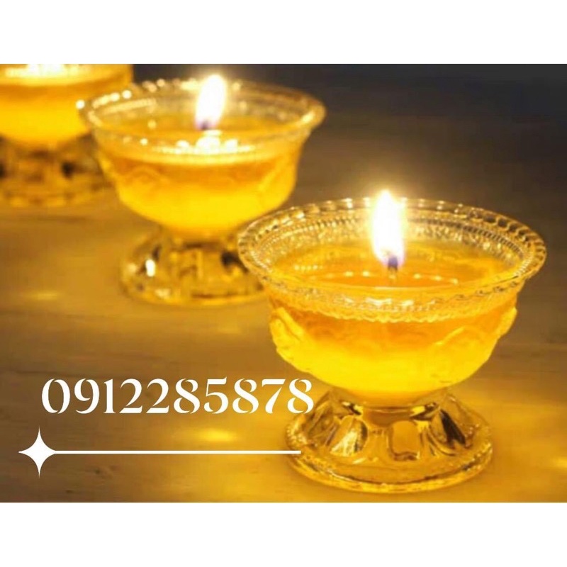 Đèn Bơ Cúng Phật, Nến Bơ Thực Vật Ly Bát Bửu