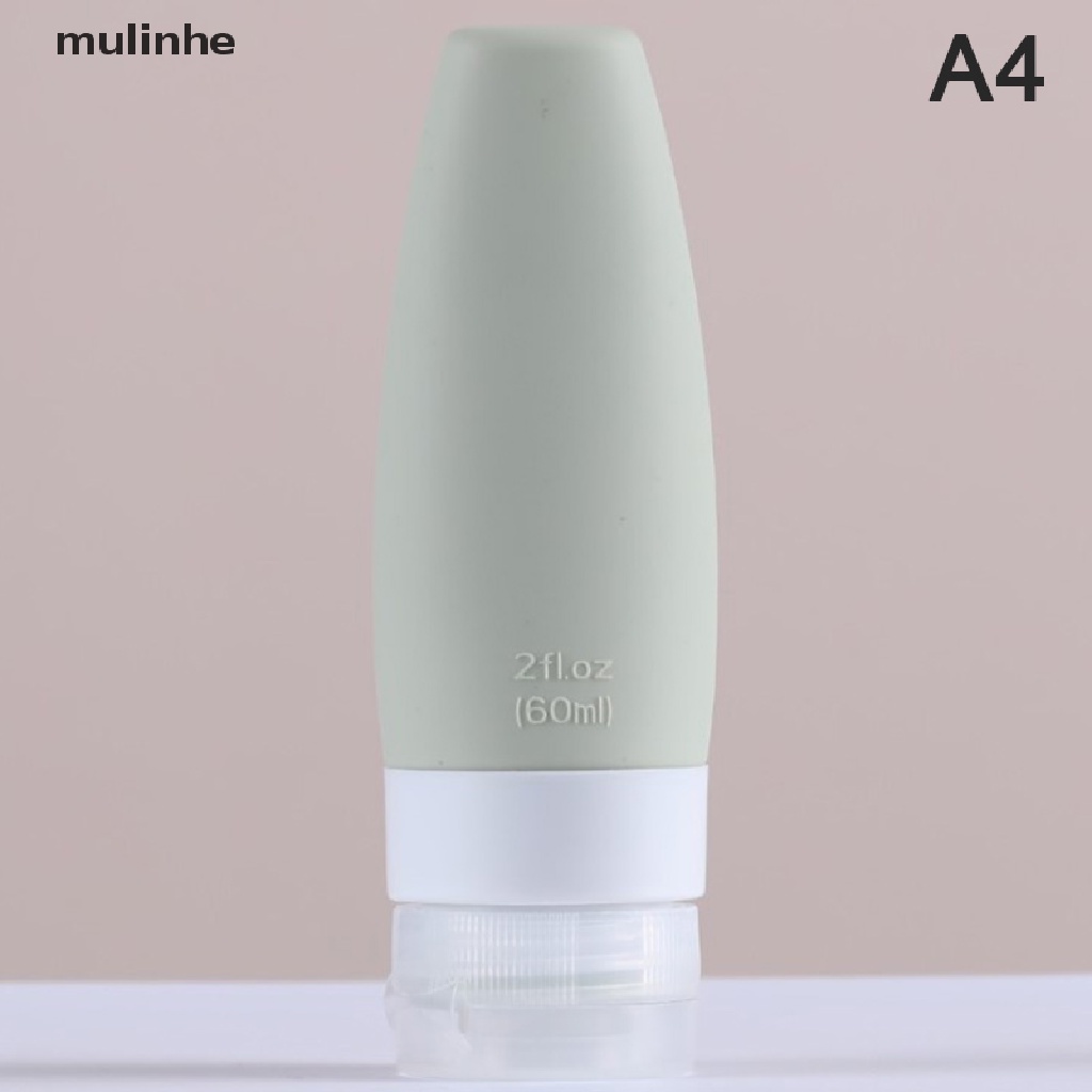 1 Chai Silicone Rỗng 60 / 90ML Có Nút Nhấn Tiện Dụng Mang Theo Du Lịch