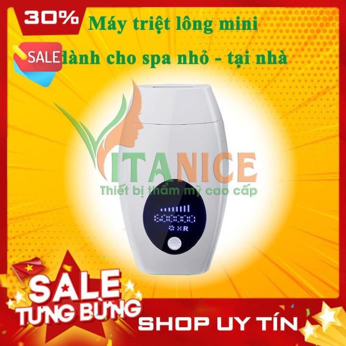 máy triệt lông A110 IPL mini vĩnh viễn có màn hình hiển thị công suất cao bảo hành 12 tháng chính hãng