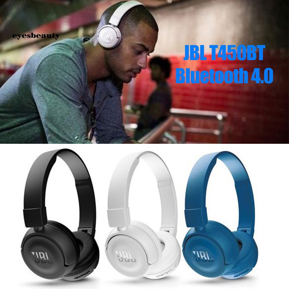 EBTY JBL T450BT Foldable Sport Wireless Bluetooth 4.0 HiFi Over-Ear Headphone Headset | BigBuy360 - bigbuy360.vn