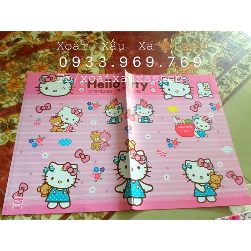 Giấy bao tập, gói quà... hello kitty dễ thương
