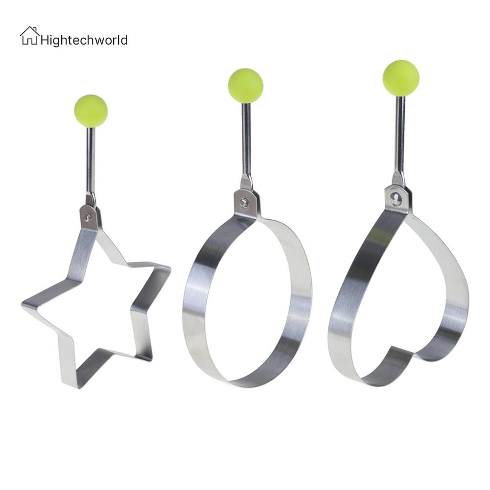 ❦Hid ready❦Creative Stainless Steel Love Round Star Omelette Egg Frying Mold