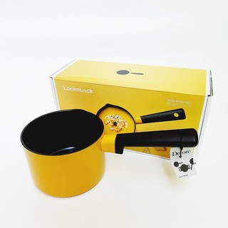 [Lock&Lock] Nồi quánh 1 Tay Cầm LDE1142 (14cm) - Màu Vàng