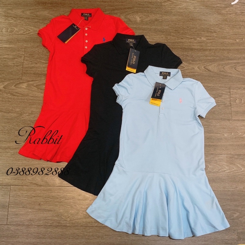 Váy polo tay bo