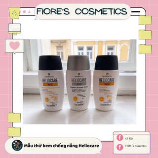 [ Mẫu thử]  Heliocare các dòng Water Gel, Mineral Tolerance, Pigment Solution, Age Active