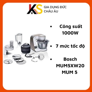 Máy trộn bột đa năng bosch mum5xw20 mum 5 - 1000w màu trắng/nâu