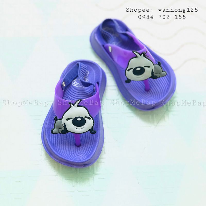 Dép tông tập đi nhiều hình đặc sắc cho bé trai bé gái