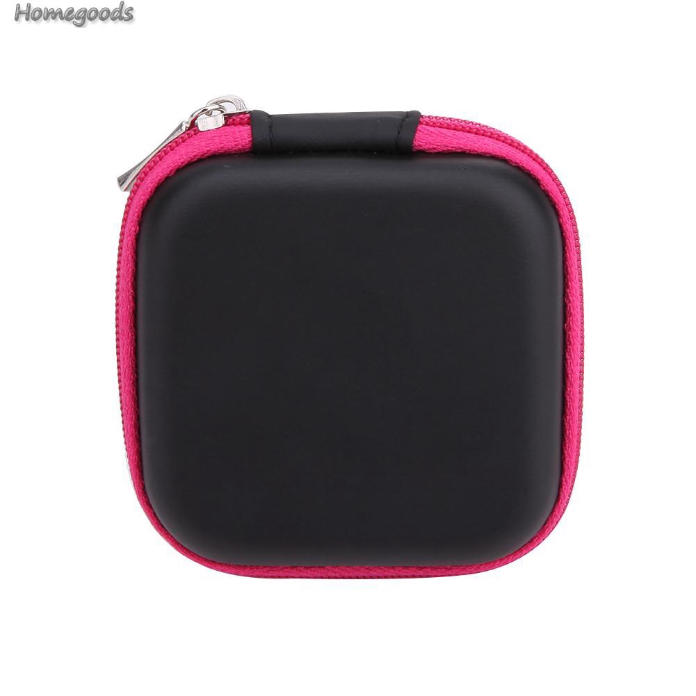 Good Shop❁New Mini Square EVA Case Headset Bluetooth Earphone Cable Storage Box