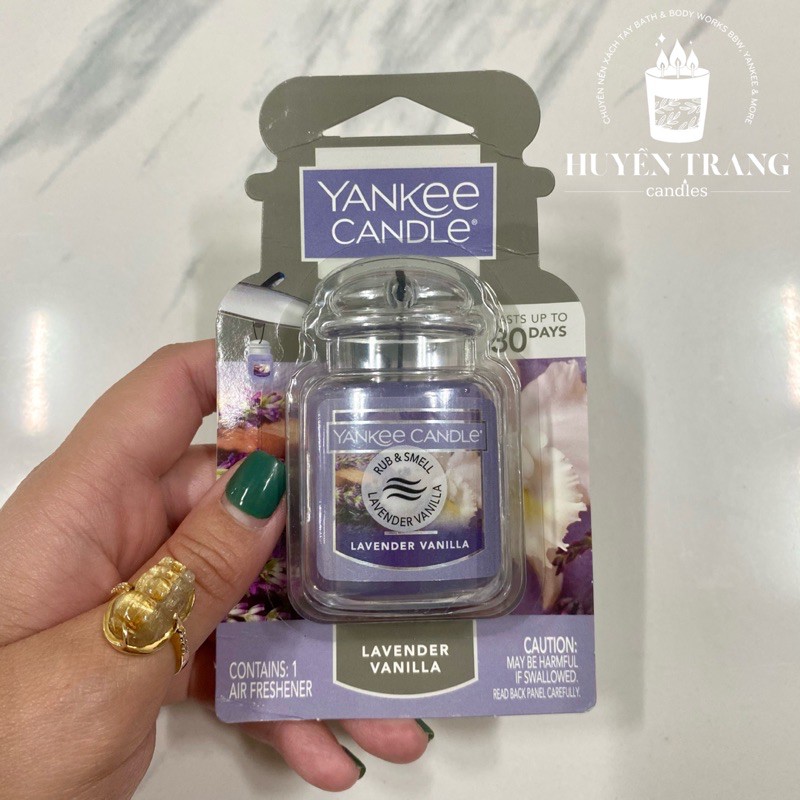 Sáp thơm treo xe hơi oto hãng Yankee Candle USA mùi hương mới