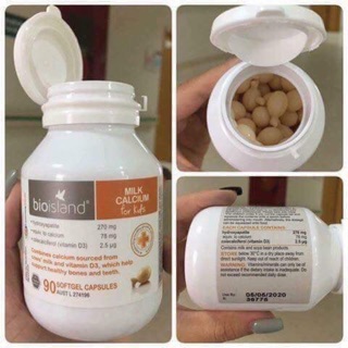 Canxi milk bioisland Úc