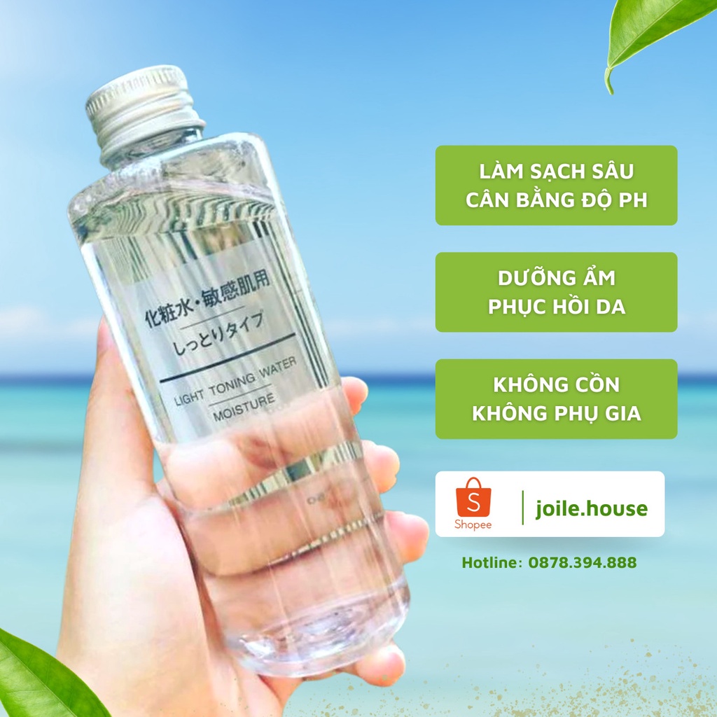 Nước Hoa Hồng Toner Muji Light Toning Water 200ml - Hàng Chính Hãng - Joile.store