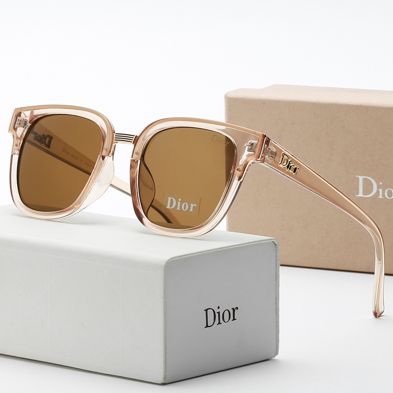 Kính Mát Dior Chống Tia UV400 Phong Cách retro Thời Trang Cho Nam Nữ