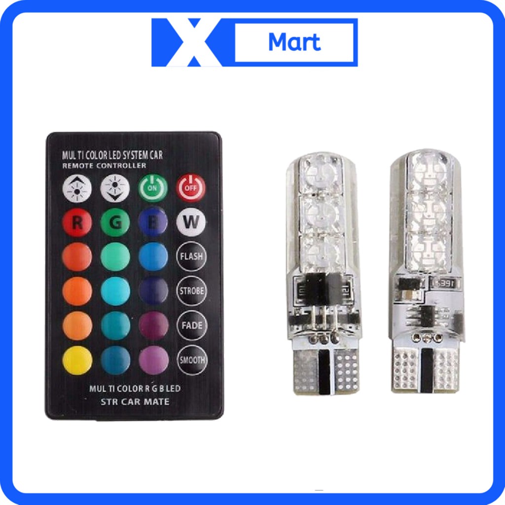 Bóng đèn Demi 16 LED có remote chuyển màu đèn