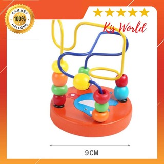 Đồ chơi gỗ thông minh giáo dục cho bé: luồn hạt bằng gỗ - đồ chơi gỗ thông minh & giáo dục cho bé