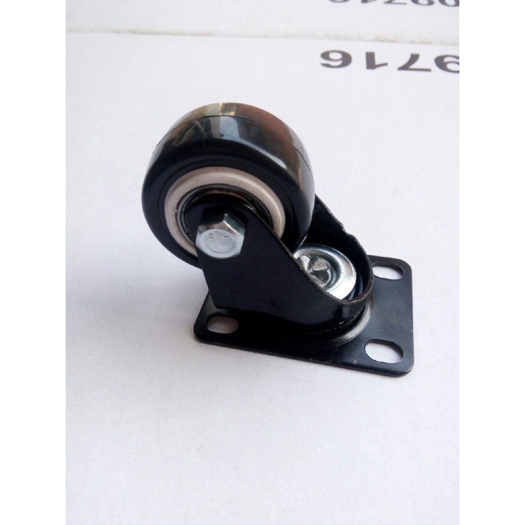 COMBO 120  Cái Bánh xe 4cm viền đen trắng không khóa