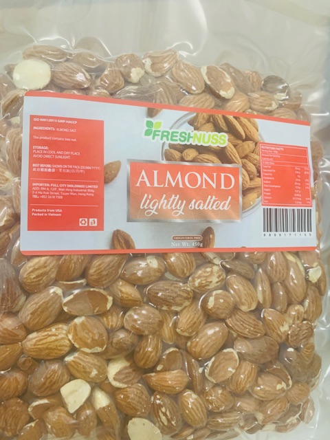 Hạnh nhân bể đã sấy không muối 450gr | BigBuy360 - bigbuy360.vn