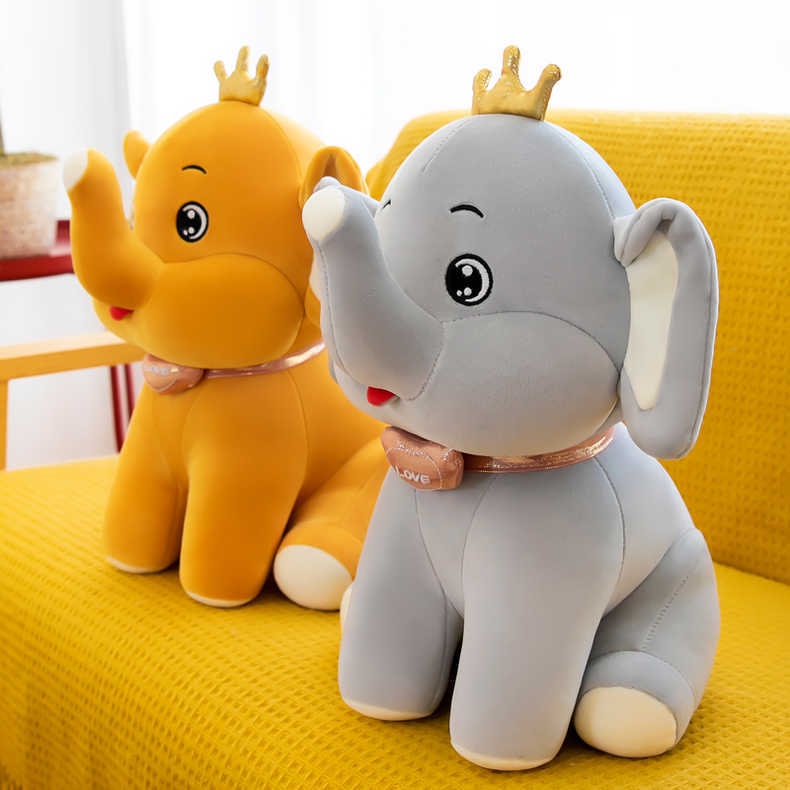 Thú Bông - Voi Đáng Yêu Nhiều Mẫu Cho Bé Kích Thước 25cm