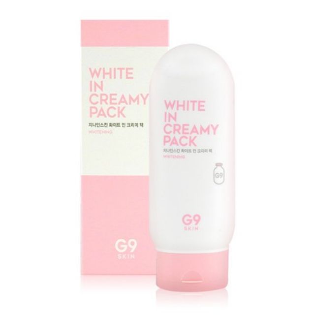 ( TUÝP DÀI) Dưỡng thể tắm Trắng Da Toàn Thân G9 Skin White In Creamy Pack Whitening