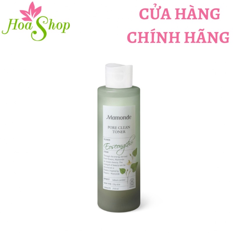 Nước hoa hồng diếp cá Mamonde Pore Clean Toner cho da mụn 250ml