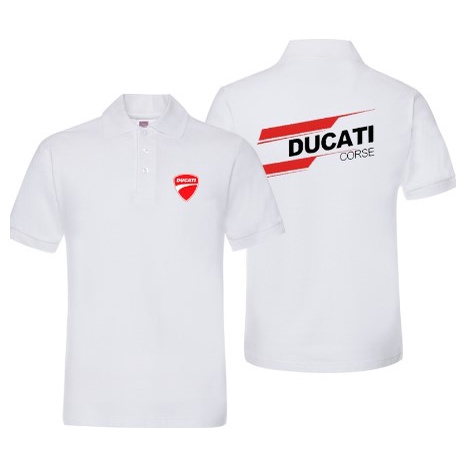 Áo Thun POLO Tay Ngắn Mau Khô Thời Trang Cho Nam Ducati Corse Moto Gp Racing