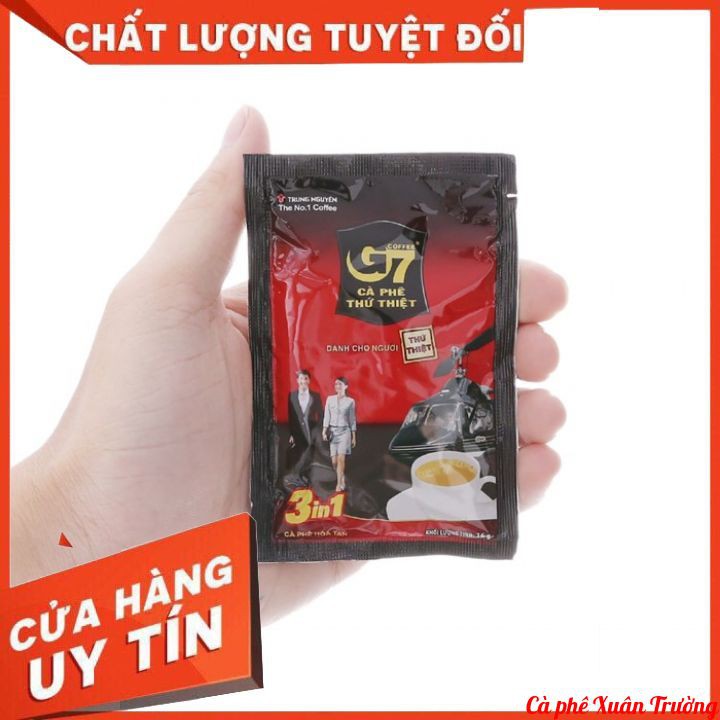 Cà phê sữa hòa tan G7 3in1 - Hộp 21 gói (Zin Nguyên Tem) | BigBuy360 - bigbuy360.vn
