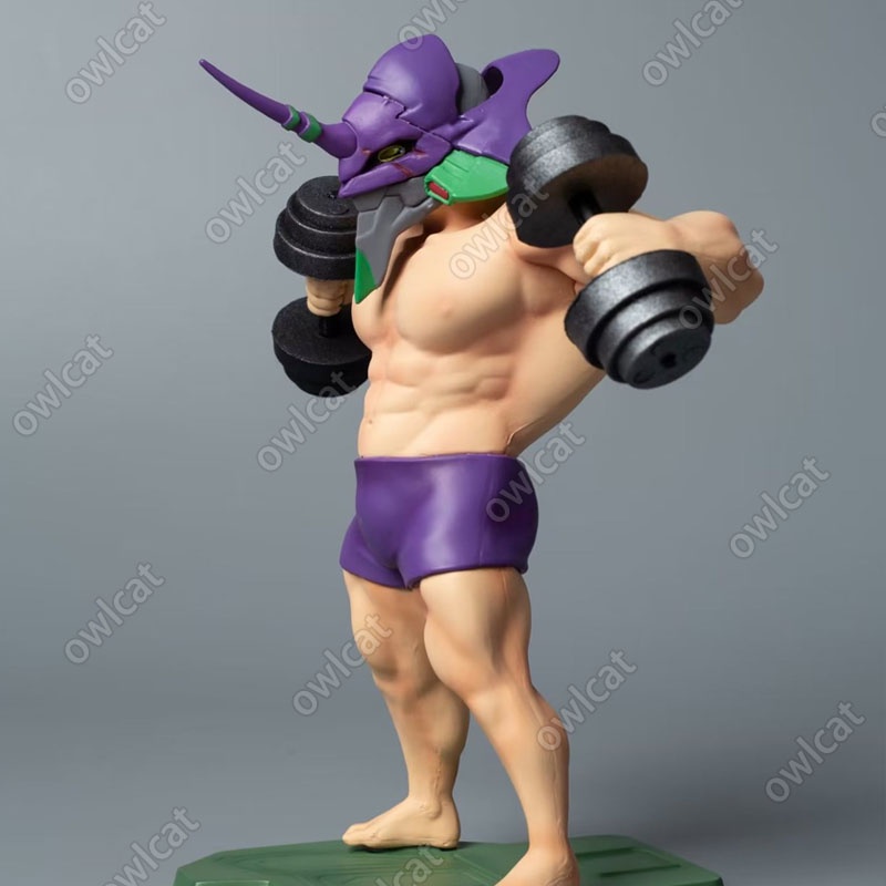 Mô Hình Nhân Vật Shinji's EVA Unit-01 TEST TYPE  18cm Big Size Neon Genesis Muscle Evangelion-01 Shinji Ikari Anime Series Funny Type Figure Packed in Box EVA-01 Model Ready Stock