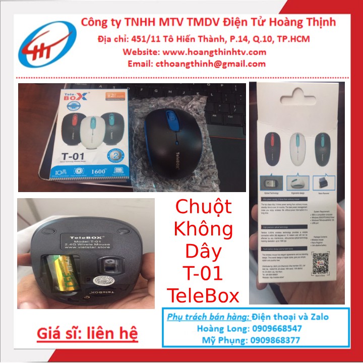 Chuột không dây Telebox - T01 - CKDTBT01