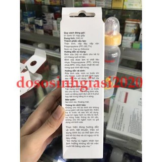 Bình sữa Pigeon PP 120ML và 240ml(cổ viền màu)