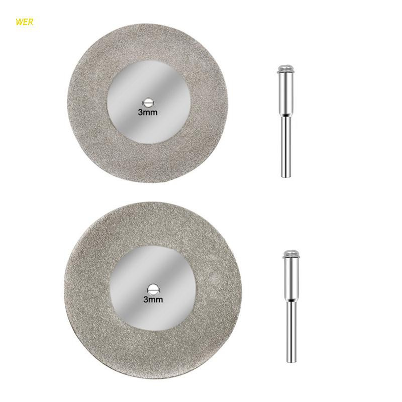 Đĩa Cắt Kim Cương 50 / 60mm Kèm Trục 3mm Tiện Dụng