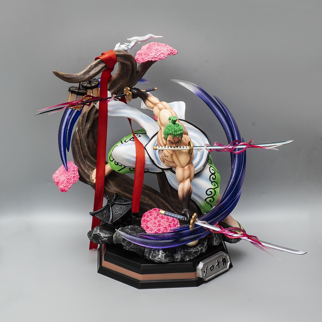 Mô hình One Piece Zoro Wano cao 36cm nặng 3,6kg mô hình One Piece Figure Zoro băng Mũ Rơm Haki Shop