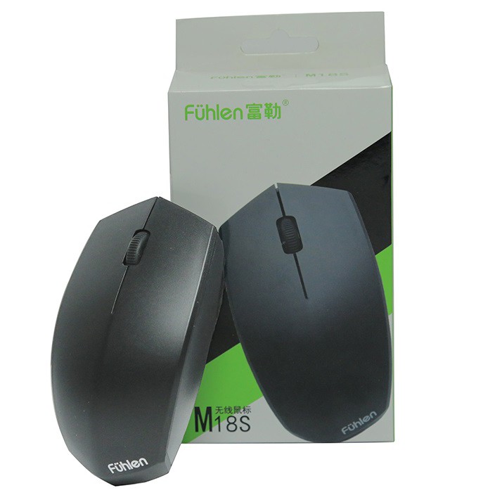 Chuột không dây Fuhlen M18S (USB/Đen)