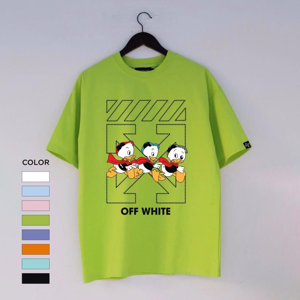 áo thun nam nữ OFF WHITE-áo thun UNISEX, cotton oversize ( V85)