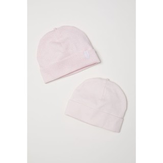 Set 2 mũ sơ sinh HM auth hồng