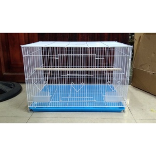 LỒNG TRẮNG 60x40 (loại nan dày) DÙNG CHO CHIM, YẾN PHỤNG, LB, COCKATEIL SINH SẢN