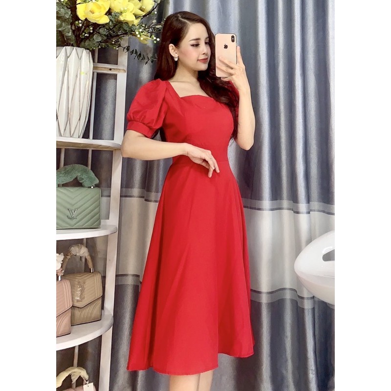 Váy Nữ 💖FREESHIP💖 Đầm Maxi Dự Tiệc Tay Ngắn Thiết Trẻ Trung Sang Chảnh | BigBuy360 - bigbuy360.vn