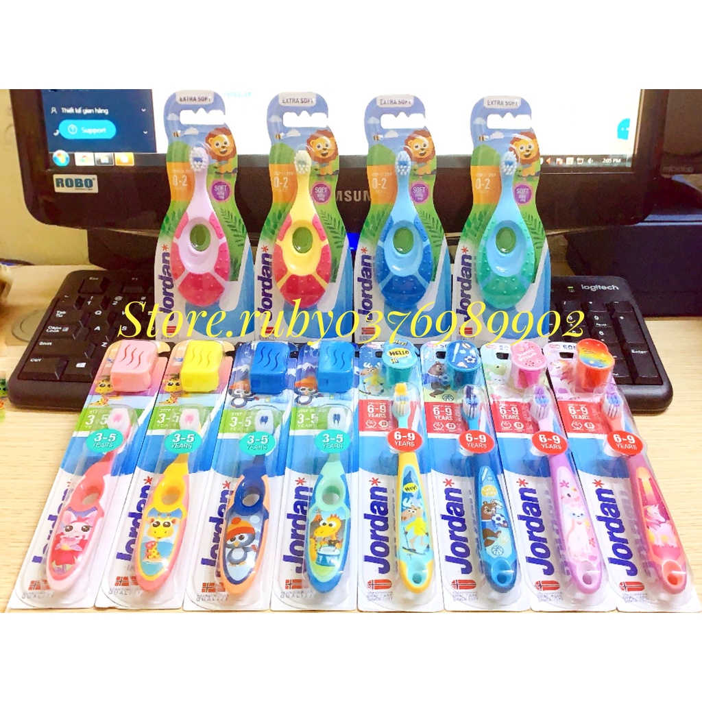 Bàn Chải Đánh Răng Jordan Cho Bé lông mềm